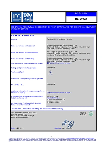 Certificaciones